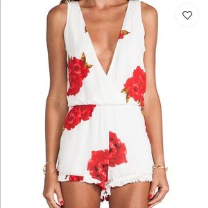 Winston White rose romper